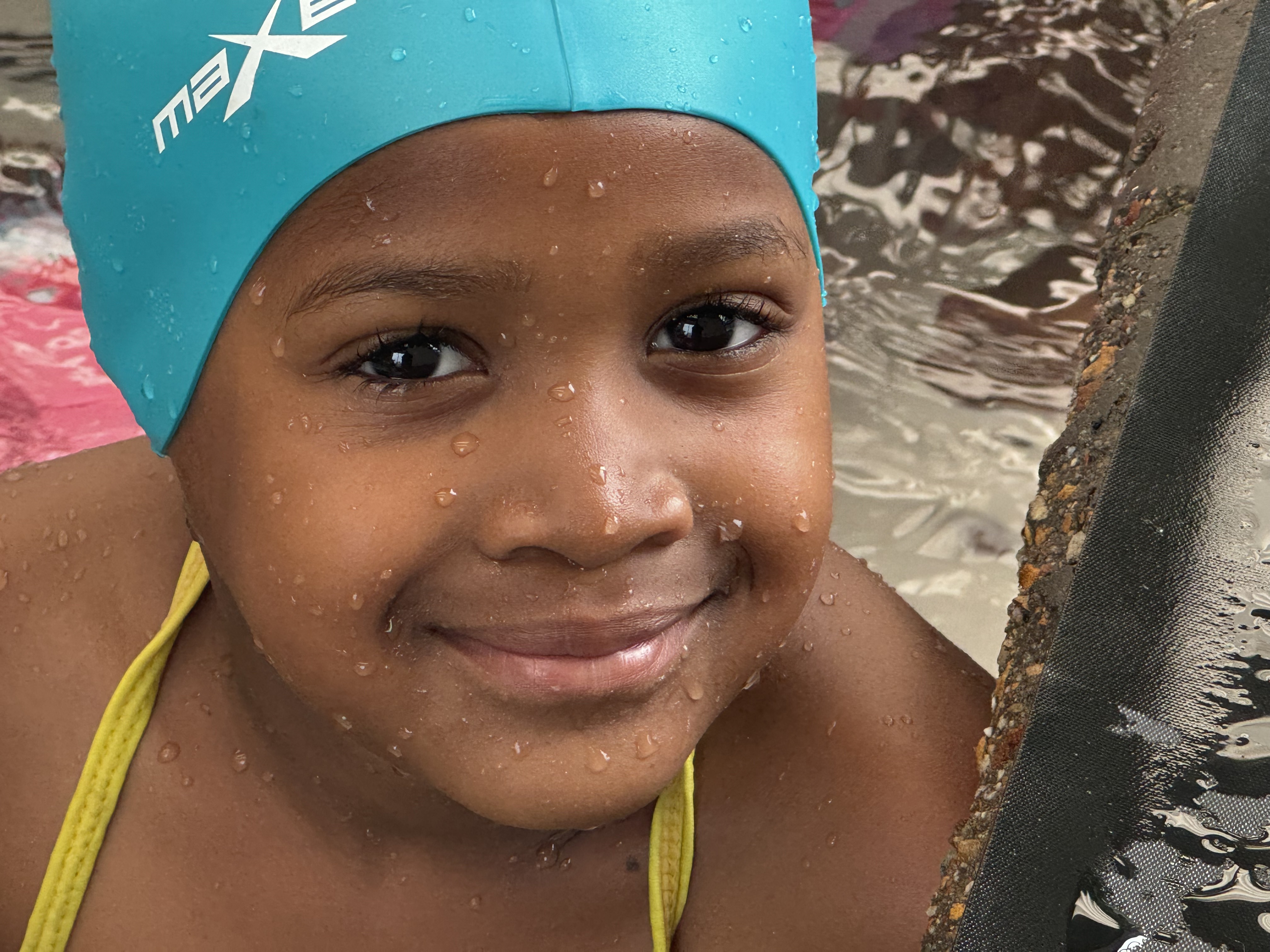 Our swimming children have a new pool