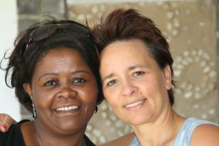 Ruth Neudeck-Kraus (hier mit Emily)
